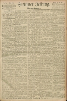 Stettiner Zeitung. 1893, Nr. 341 (23 Juli) - Morgen-Ausgabe
