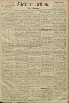 Stettiner Zeitung. 1893, Nr. 352 (29 Juli) - Abend-Ausgabe