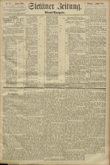 Stettiner Zeitung. 1893, Nr. 356 (1 August) - Abend-Ausgabe