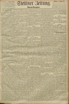 Stettiner Zeitung. 1893, Nr. 358 (2 August) - Abend-Ausgabe
