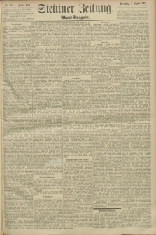 Stettiner Zeitung. 1893, Nr. 360 (3 August) - Abend-Ausgabe