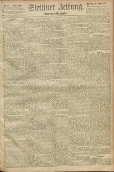 Stettiner Zeitung. 1893, Nr. 371 (10 August) - Morgen-Ausgabe