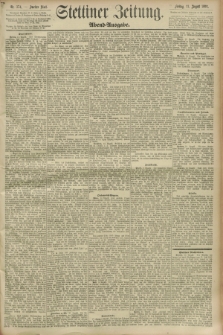 Stettiner Zeitung. 1893, Nr. 374 (11 August) - Abend-Ausgabe