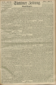 Stettiner Zeitung. 1893, Nr. 380 (15 August) - Abend-Ausgabe