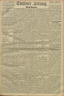 Stettiner Zeitung. 1893, Nr. 404 (29 August) - Abend-Ausgabe