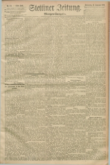 Stettiner Zeitung. 1893, Nr. 435 (16 September) - Morgen-Ausgabe