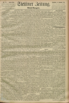 Stettiner Zeitung. 1893, Nr. 436 (16 September) - Abend-Ausgabe