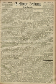 Stettiner Zeitung. 1893, Nr. 440 (19 September) - Abend-Ausgabe
