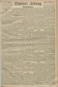 Stettiner Zeitung. 1893, Nr. 446 (22 September) - Abend-Ausgabe