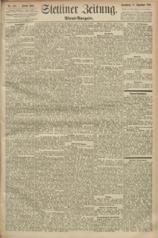 Stettiner Zeitung. 1893, Nr. 448 (23 September) - Abend-Ausgabe