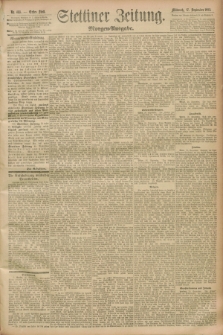 Stettiner Zeitung. 1893, Nr. 453 (27 September) - Morgen-Ausgabe