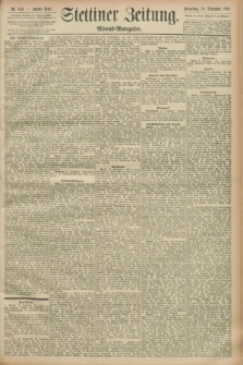 Stettiner Zeitung. 1893, Nr. 456 (28 September) - Abend-Ausgabe