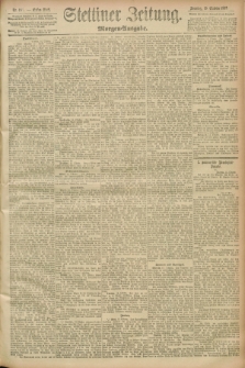Stettiner Zeitung. 1893, Nr. 485 (15 Oktober) - Morgen-Ausgabe