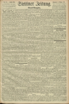 Stettiner Zeitung. 1893, Nr. 508 (28 Oktober) - Abend-Ausgabe
