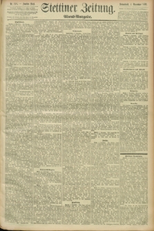 Stettiner Zeitung. 1893, Nr. 520 (4 November) - Abend-Ausgabe