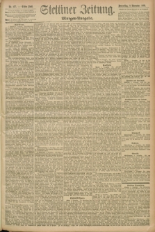 Stettiner Zeitung. 1893, Nr. 527 (9 November) - Morgen-Ausgabe