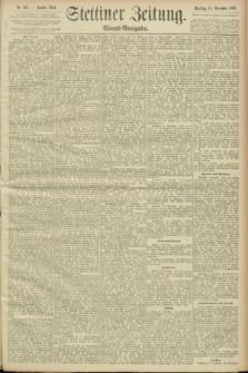 Stettiner Zeitung. 1893, Nr. 536 (14 November) - Abend-Ausgabe