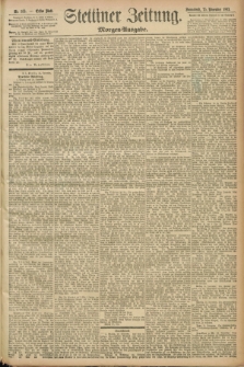 Stettiner Zeitung. 1893, Nr. 553 (25 November) - Morgen-Ausgabe