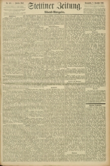 Stettiner Zeitung. 1893, Nr. 566 (2 Dezember) - Abend-Ausgabe