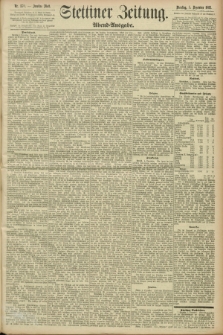 Stettiner Zeitung. 1893, Nr. 570 (5 Dezember) - Abend-Ausgabe