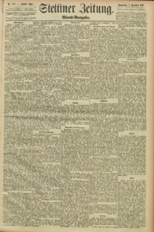 Stettiner Zeitung. 1893, Nr. 578 (9 Dezember) - Abend-Ausgabe