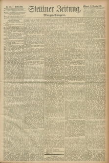 Stettiner Zeitung. 1893, Nr. 583 (11 Dezember) - Morgen-Ausgabe