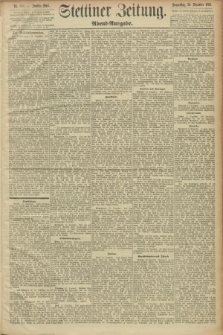 Stettiner Zeitung. 1893, Nr. 606 (28 Dezember) - Abend-Ausgabe