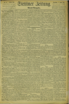 Stettiner Zeitung. 1894, Nr. 29 (18 Januar) - Abend-Ausgabe