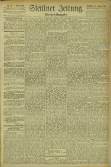 Stettiner Zeitung. 1894, Nr. 32 (20 Januar) - Morgen-Ausgabe
