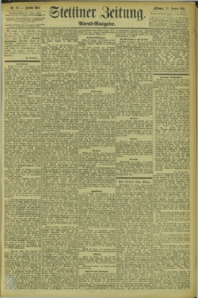 Stettiner Zeitung. 1894, Nr. 39 (24 Januar) - Abend-Ausgabe