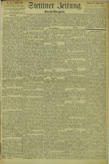 Stettiner Zeitung. 1894, Nr. 47 (28 Januar) - Abend-Ausgabe