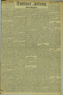 Stettiner Zeitung. 1894, Nr. 49 (30 Januar) - Abend-Ausgabe