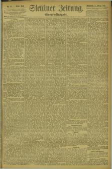 Stettiner Zeitung. 1894, Nr. 56 (3 Februar) - Morgen-Ausgabe