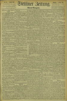 Stettiner Zeitung. 1894, Nr. 63 (7 Februar) - Abend-Ausgabe