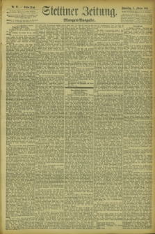 Stettiner Zeitung. 1894, Nr. 64 (8 Februar) - Morgen-Ausgabe