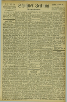 Stettiner Zeitung. 1894, Nr. 86 (21 Februar) - Morgen-Ausgabe