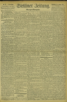Stettiner Zeitung. 1894, Nr. 92 (24 Februar) - Morgen-Ausgabe
