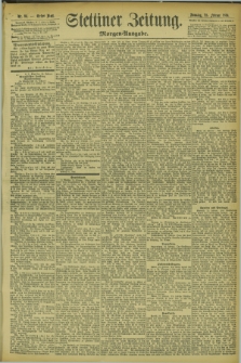 Stettiner Zeitung. 1894, Nr. 94 (25 Februar) - Morgen-Ausgabe