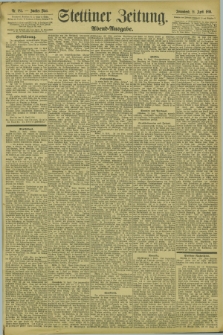 Stettiner Zeitung. 1894, Nr. 185 (21 April) - Abend-Ausgabe