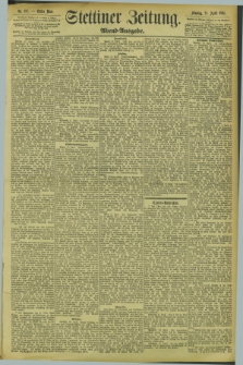 Stettiner Zeitung. 1894, Nr. 187 (23 April) - Abend-Ausgabe