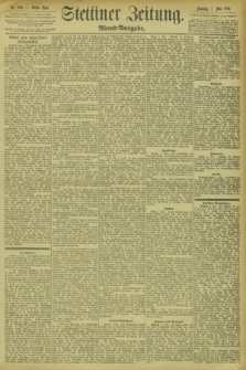Stettiner Zeitung. 1894, Nr. 209 (7 Mai) - Abend-Ausgabe