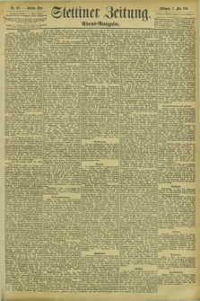 Stettiner Zeitung. 1894, Nr. 213 (9 Mai) - Abend-Ausgabe