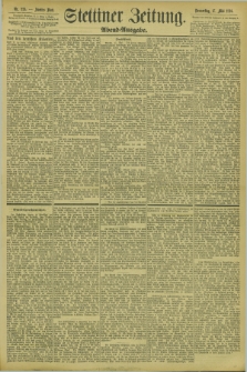 Stettiner Zeitung. 1894, Nr. 225 (17 Mai) - Abend-Ausgabe