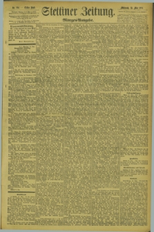 Stettiner Zeitung. 1894, Nr. 234 (23 Mai) - Morgen-Ausgabe