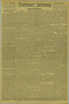 Stettiner Zeitung. 1894, Nr. 262 (8 Juni) - Morgen-Ausgabe
