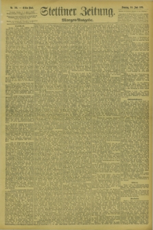Stettiner Zeitung. 1894, Nr. 266 (10 Juni) - Morgen-Ausgabe