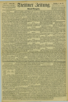 Stettiner Zeitung. 1894, Nr. 273 (14 Juni) - Abend-Ausgabe
