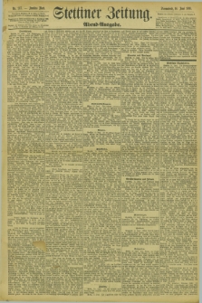 Stettiner Zeitung. 1894, Nr. 277 (16 Juni) - Abend-Ausgabe