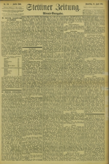 Stettiner Zeitung. 1895, Nr. 180 (18 April) - Abend-Ausgabe