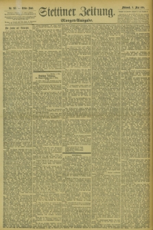 Stettiner Zeitung. 1895, Nr. 213 (8 Mai) - Morgen-Ausgabe